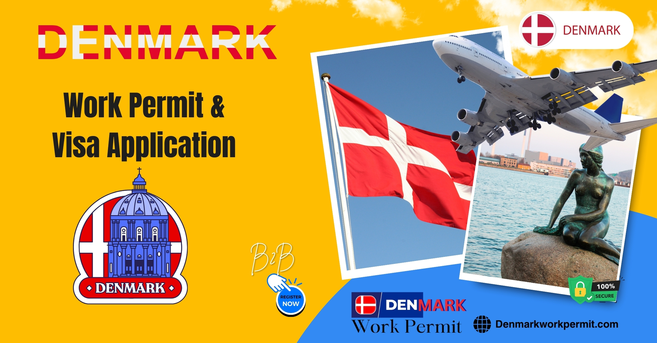 Denmark Work Permit Visa & Business Resident Visa Requirements for Tuvalu Citizens