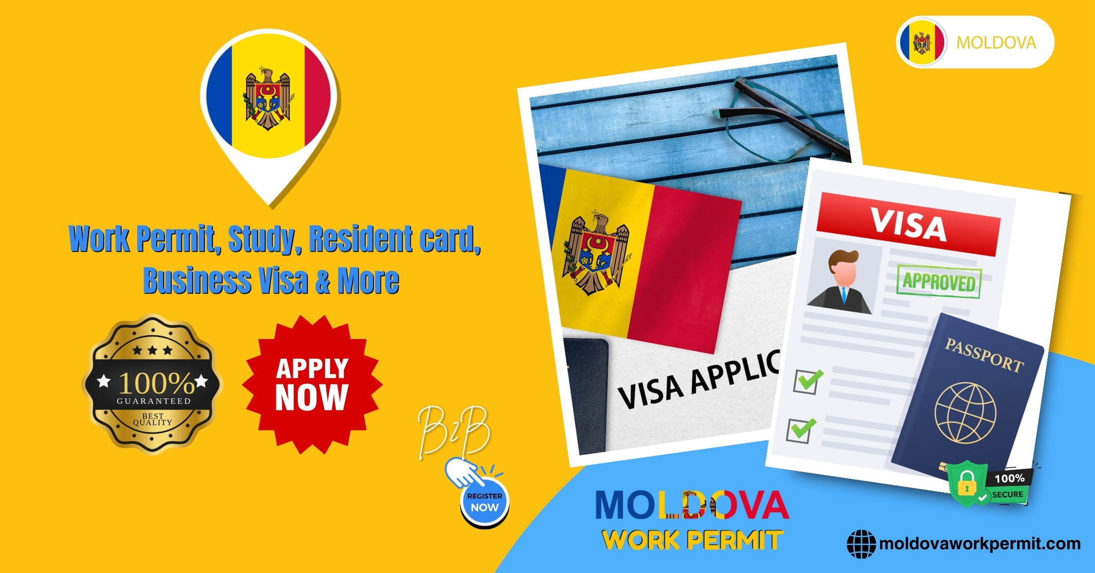 Moldova Work Permit and Business Resident Visa Requirements for Citizens of Peru