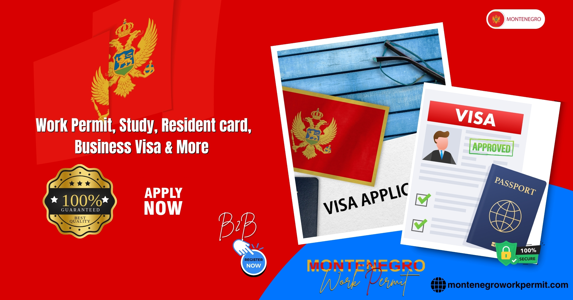 Montenegro Work Permit Visa & Business Resident Visa Requirements for Citizens of the Philippines