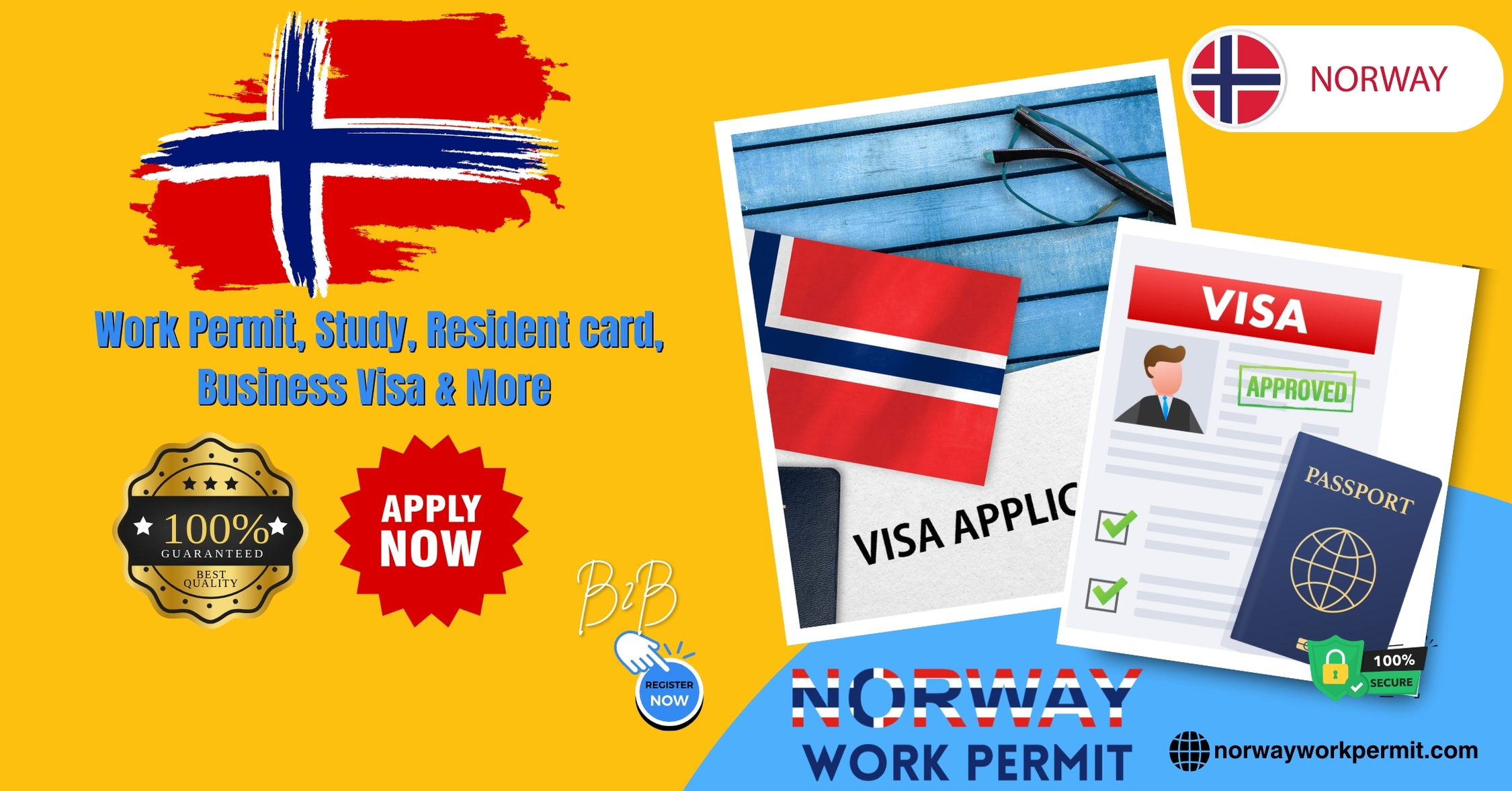 Norway Work Permit Visa and Business Resident Visa Requirements for Tajikistan Citizens